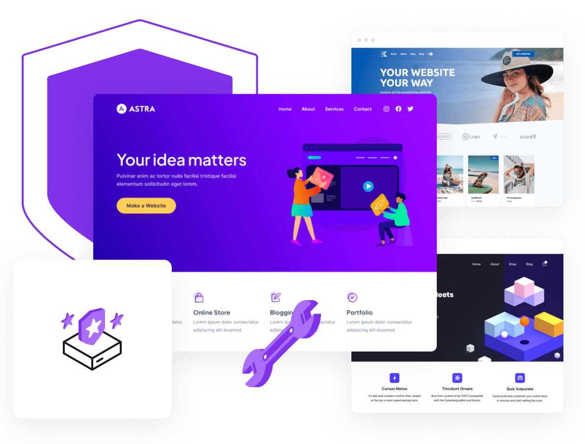 Website Security - Provides comprehensive website security