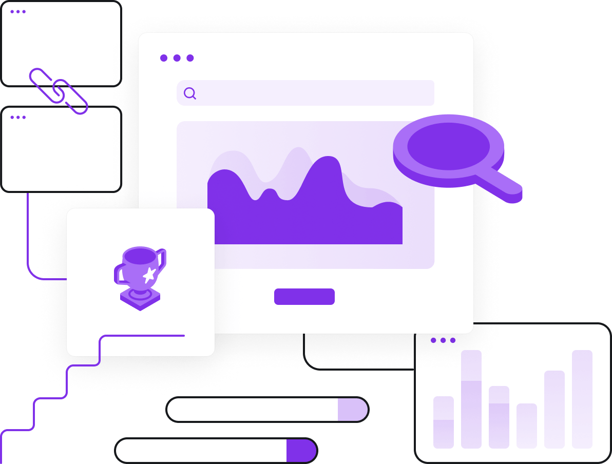 Put your SEO plan into action and get a monthly progress report