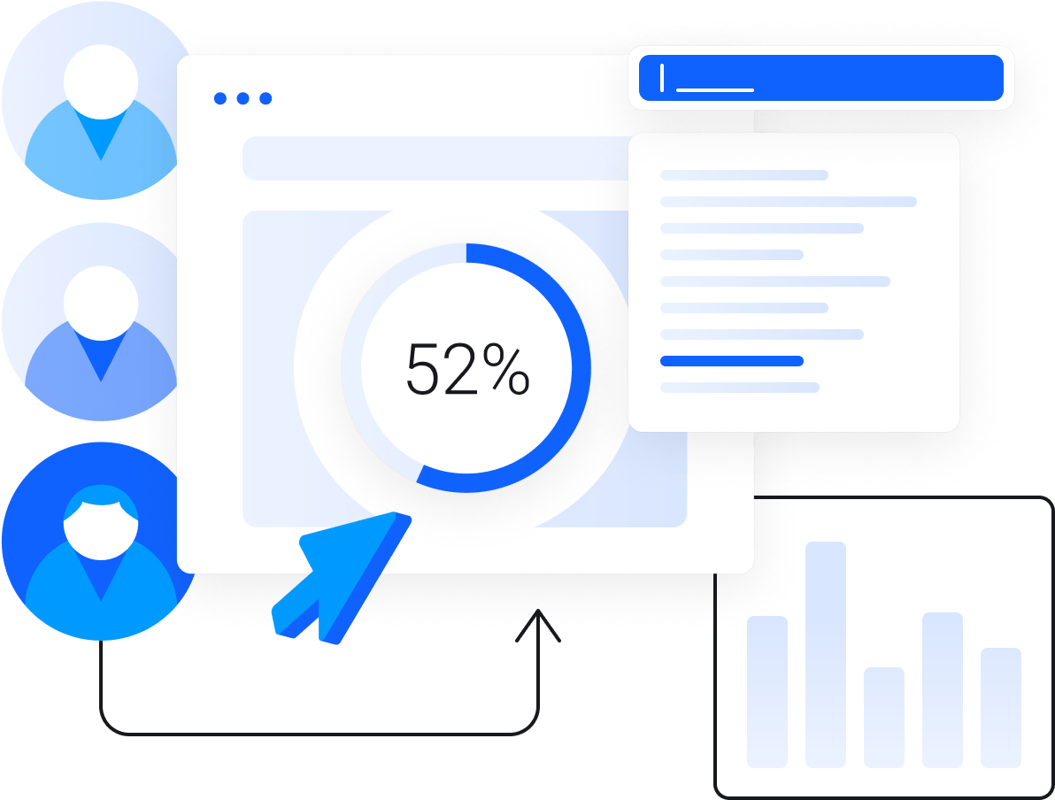 Pick the keywords you'd like to rank for. Monitor competitors.